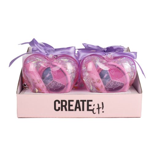 Create it! Sminkszett szívecske alakú dobozban, 3 féle