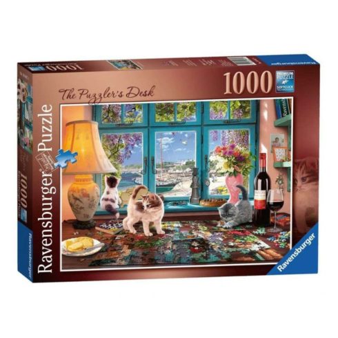 Ravensburger Puzzle 1000 db - A puzzle kirakó asztala