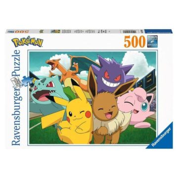 Ravensburger Puzzle 500 db - Pokemonok az arénában