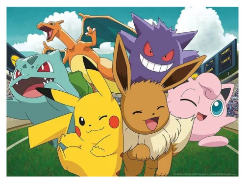 Ravensburger Puzzle 500 db - Pokemonok az arénában