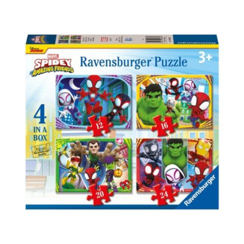 Ravensburger Puzzle 4in1 - Póki és barátai