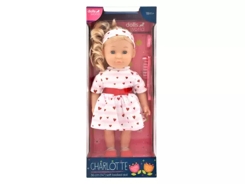 Baba, Charlotte, 36 cm, puha testû, fésülhetõ
