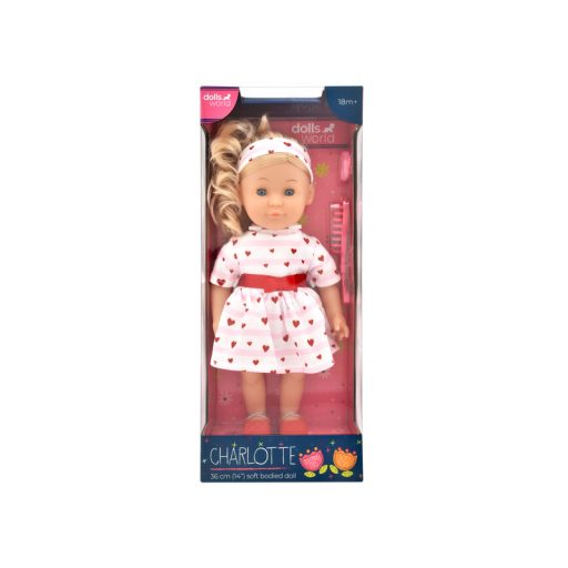 Baba, Charlotte, 36 cm, puha testû, fésülhetõ