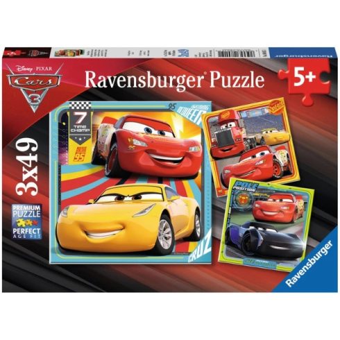 Ravensburger: Verdák 3 - 3 x 49 darabos puzzle