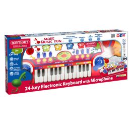 Álló szintetizátor, 24 billentyû, mikrofonnal