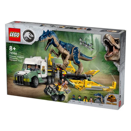 LEGO Jurrasic World 76966 Dinóküldetések: allosaurust szállító kamion