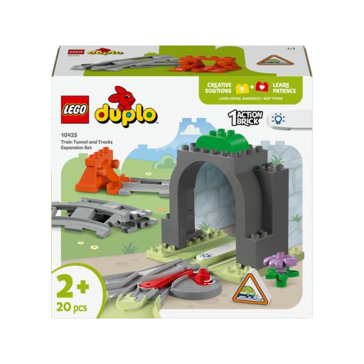LEGO DUPLO Town 10425 Vonatalagút és sínek kiegészítõ szett