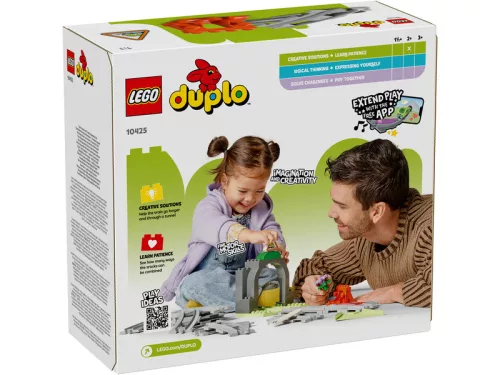 LEGO DUPLO Town 10425 Vonatalagút és sínek kiegészítő szett