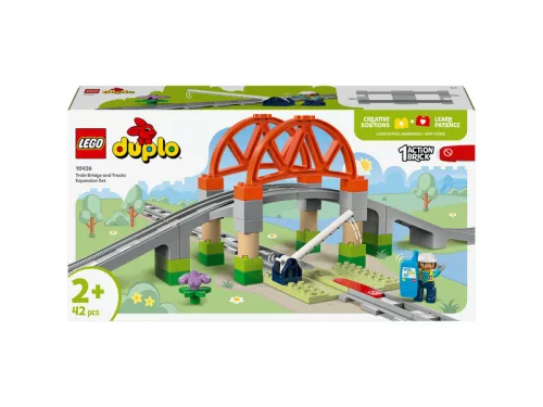 LEGO DUPLO Town 10426 Vasúti híd és sínek kiegészítő szett