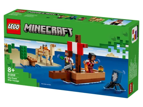 LEGO Minecraft 21259 A kalózhajós utazás