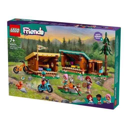 LEGO Friends 42624 Otthonos kabinok a kalandtáborban