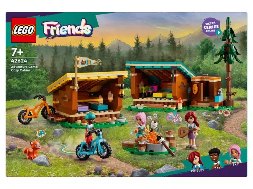 LEGO Friends 42624 Otthonos kabinok a kalandtáborban