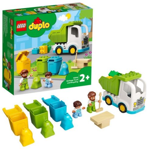 Lego Duplo - Town - Szemeteskocsi és újrahasznosítás - 10945