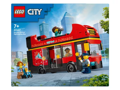 LEGO City 60407 Piros emeletes turistabusz