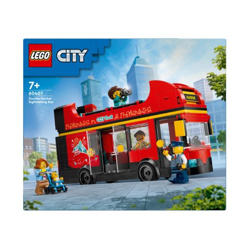 LEGO City 60407 Piros emeletes turistabusz