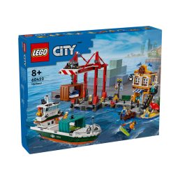   LEGO City 60422 Tengerparti kikötõ teherszállító hajóval