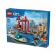   LEGO City 60422 Tengerparti kikötõ teherszállító hajóval