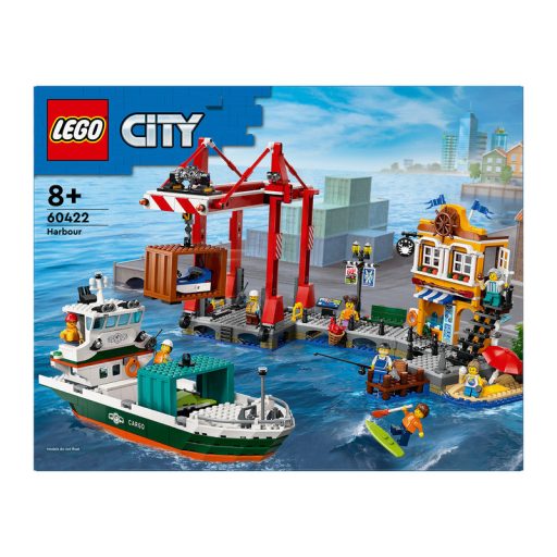 LEGO City 60422 Tengerparti kikötõ teherszállító hajóval