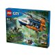 LEGO City 60437 Dzsungelkutató helikopter a bázison