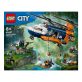 LEGO City 60437 Dzsungelkutató helikopter a bázison