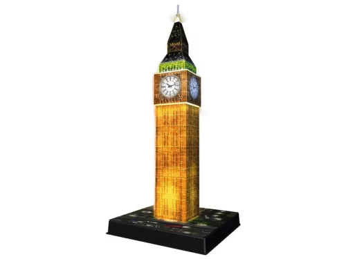 Big Ben - 216 darabos 3D puzzle fénnyel
