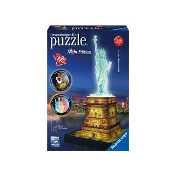 Szabadság-szobor 108 darabos puzzle fénnyel