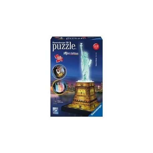 Szabadság-szobor 108 darabos puzzle fénnyel