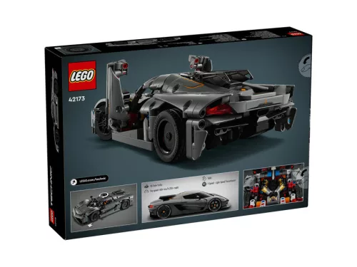 LEGO Technic 42173 Koenigsegg Jesko Absolut szürke hiperautó