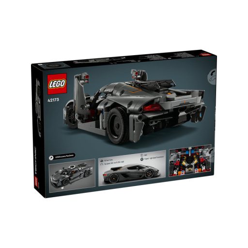 LEGO Technic 42173 Koenigsegg Jesko Absolut szürke hiperautó