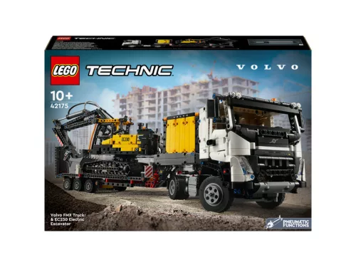 LEGO Technic 42175 Volvo Fmx teherautó és Ec230 elektromos markoló