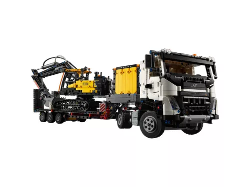 LEGO Technic 42175 Volvo Fmx teherautó és Ec230 elektromos markoló