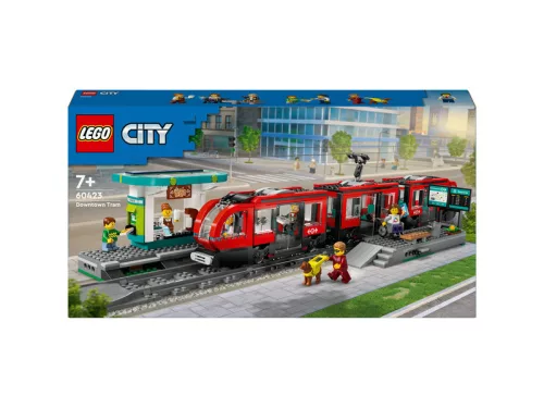 LEGO City 60423 Belvárosi villamos és megálló