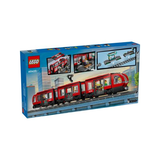 LEGO City 60423 Belvárosi villamos és megálló