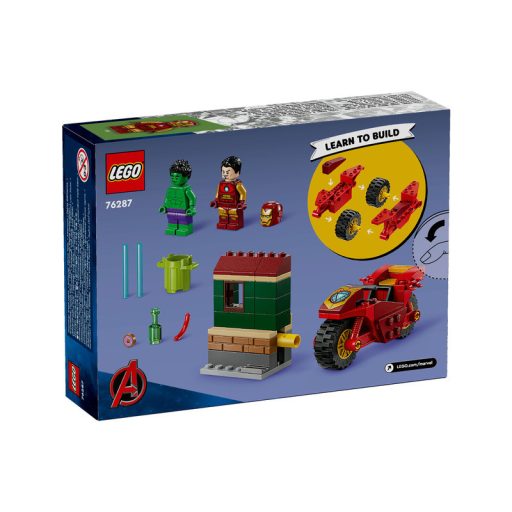 LEGO Super Heroes 76287 Vasember motorral és hulk