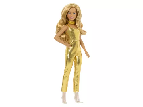 Barbie 65. Évfordulós baba arany ruhában