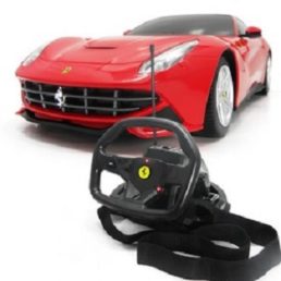 Távirányítós Ferrari F12 kormánnyal - 1:18
