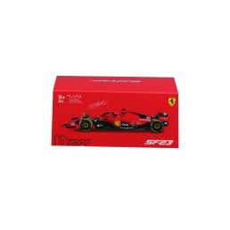   Bburago 1 /43 F1 versenyautó - Ferrari SF-23 (With helmet) (#16 Leclerc)