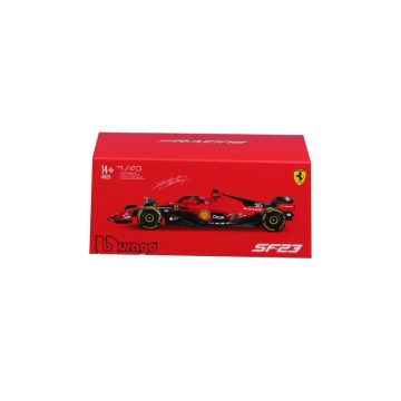   Bburago 1 /43 F1 versenyautó - Ferrari SF-23 (With helmet) (#16 Leclerc)