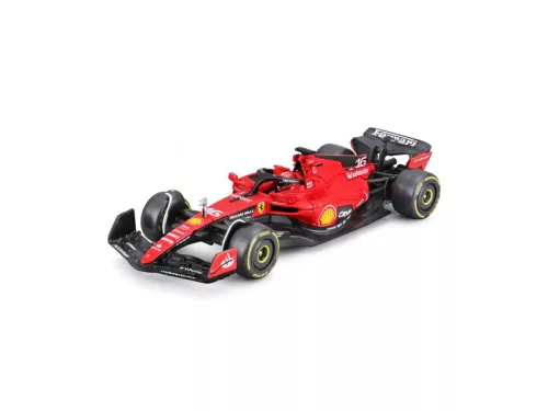 Bburago 1 /43 F1 versenyautó - Ferrari SF-23 (With helmet) (#16 Leclerc)