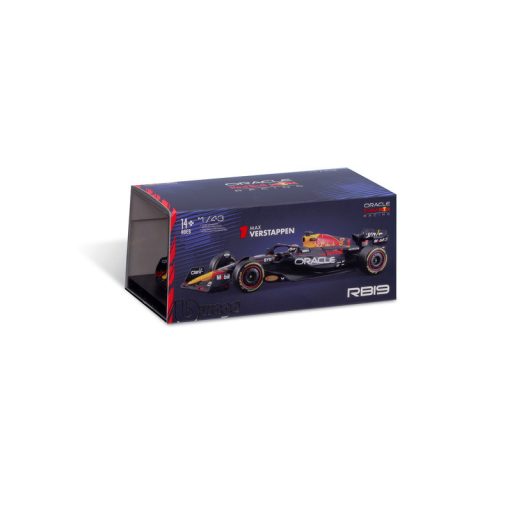 Bburago 1/43 F1 versenyautó - Red Bull RB19 (With helmet) (#1(Max Verstappen)