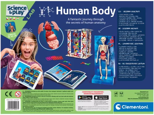 Tudomány és játék - Az emberi test tudományos készlet