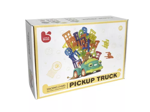 Elemes kisteherautó 48db székkel