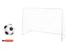 Fém futballkapu 16 cm-es labdával és pumpával