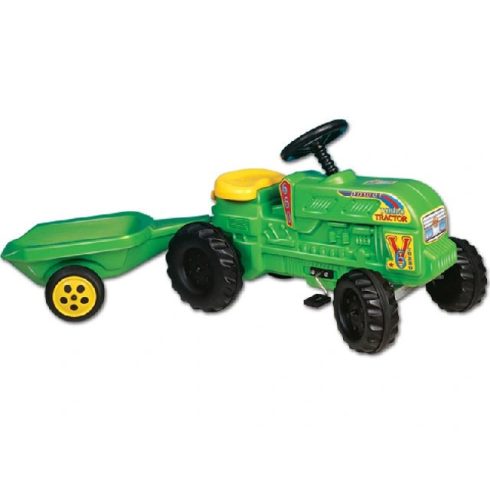 Farm traktor utánfutóval