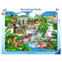 Állatkerti séta 45 darabos puzzle