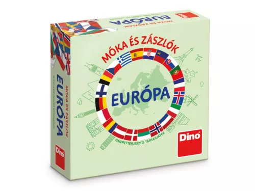 Társasjáték - Móka és zászlók - Európa