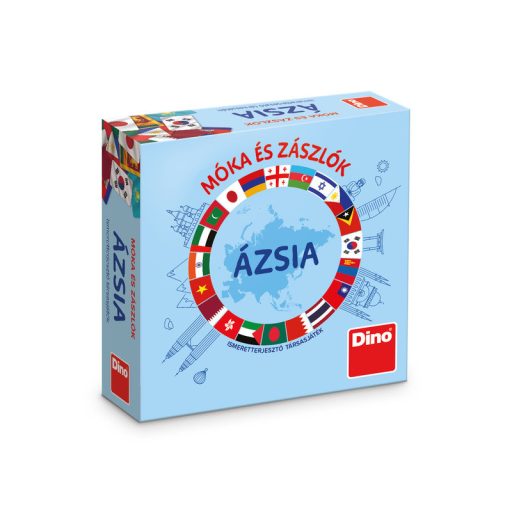 Társasjáték - Móka és zászlók - Ázsia
