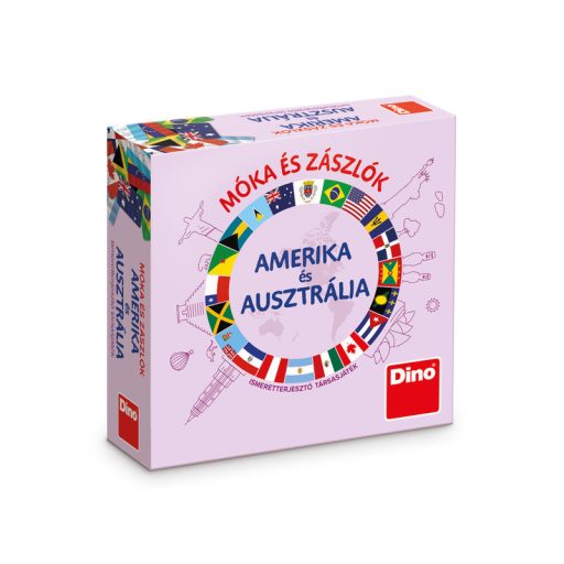 Társasjáték - Móka és zászlók - Amerika és Ausztrália
