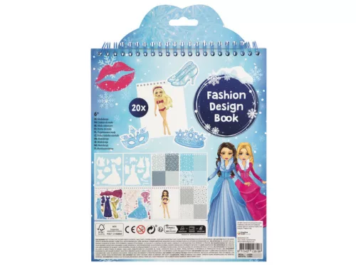 Divattervezõ füzet 24x20 cm, 20 lap