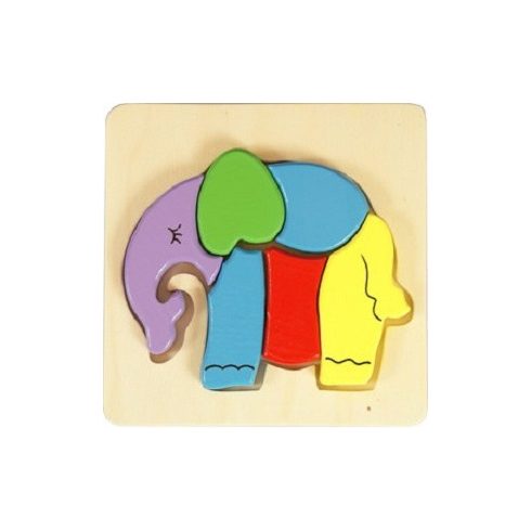 Elefánt fa 6 darabos puzzle